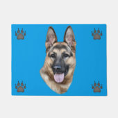 German Shepherd Dog Deurmat (Voorkant)
