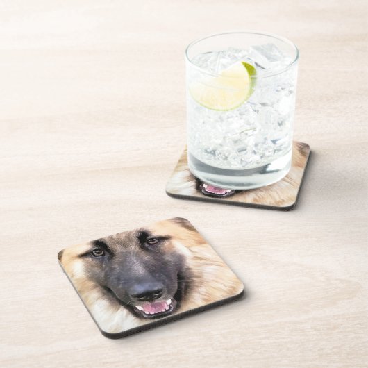 GERMAN SHEPHERD DOG DRANKJES ONDERZETTER (Rechterzijde)