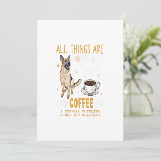 German Shepherd Dog Gift (Staand voorkant)