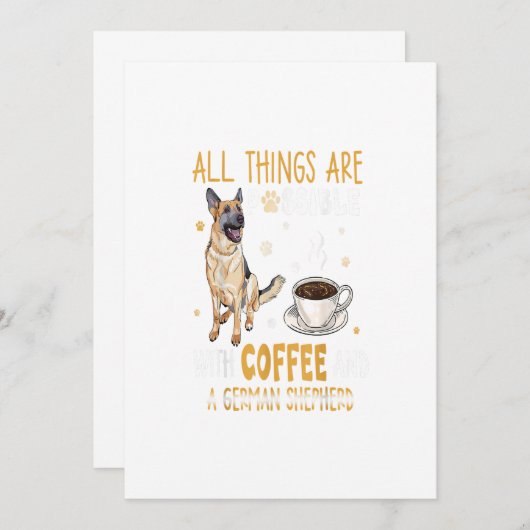 German Shepherd Dog Gift (Voorkant / Achterkant)