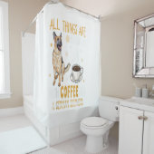 German Shepherd Dog Gift Douchegordijn (In situ)