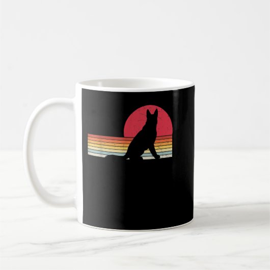 German shepherd dog gift for dog lover koffiemok (Links)