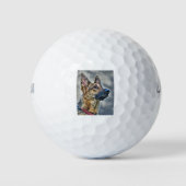 German Shepherd Dog Golfballen (Voorkant)