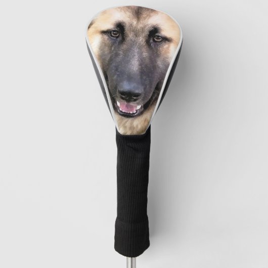 GERMAN SHEPHERD DOG GOLFHEADCOVER (Voorkant)