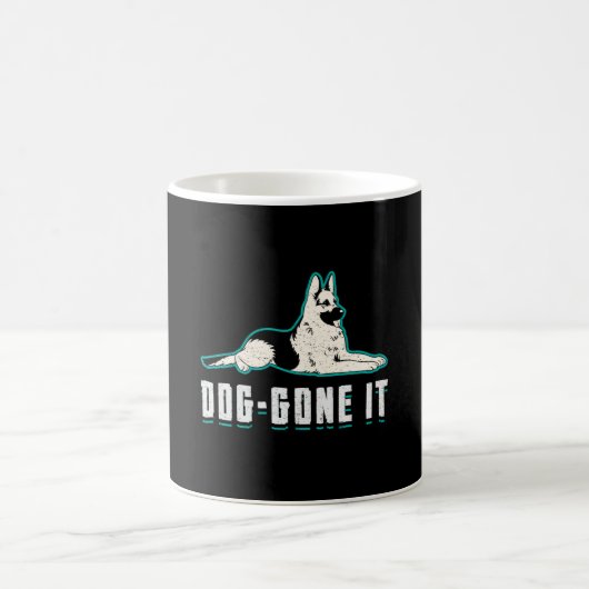 German Shepherd Dog-Gone It Dogs  Funny Koffiemok (Center)