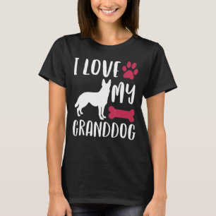 German Shepherd Dog Grandma Grandpa Granddog T-shirt
