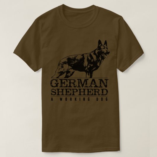 German Shepherd Dog GSD (13) T-shirt (Design voorkant)