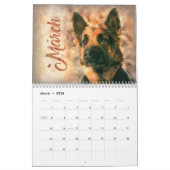German Shepherd Dog GSD 2018 - Waterverf Kalender (Mar 2026)