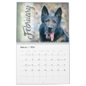 German Shepherd Dog GSD 2018 - Waterverf Kalender (Feb 2026)