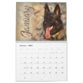 German Shepherd Dog GSD 2018 - Waterverf Kalender (Jan 2027)