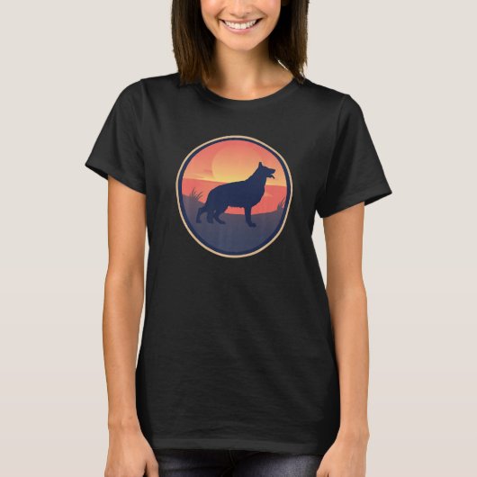 German Shepherd Dog Gsd Hondenras 30 T-shirt (Voorkant)