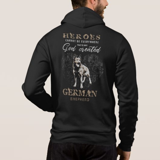 German Shepherd Dog - GSD Hoodie (Achterkant)