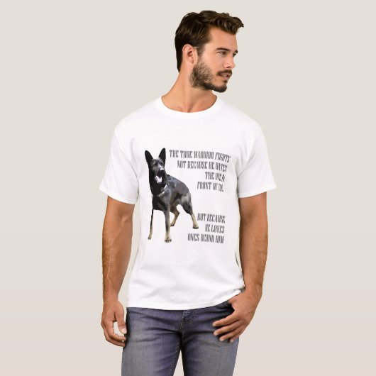 German Shepherd Dog - GSD T-shirt (Voorkant volledig)