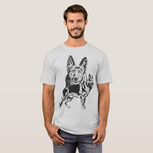 German Shepherd Dog - GSD T-shirt (Voorkant volledig)