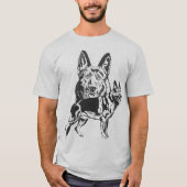 German Shepherd Dog - GSD T-shirt (Voorkant)