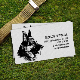 German Shepherd Dog - GSD Visitekaartje