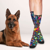 German Shepherd Dog - GSD woordpatroon Socks Sokken