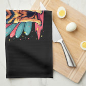 German Shepherd Dog Happy Birthday Party Shep Clot Theedoek (Quarter Fold)