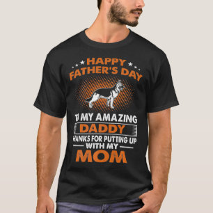 German Shepherd Dog Happy Vaderdag Gift Premiu T-shirt