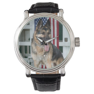 German Shepherd Dog Horloge