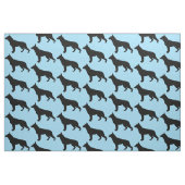 German Shepherd Dog in Silhouette Stof (Fat Quarter)