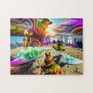 German Shepherd Dog Jigzaag Puzzle Legpuzzel