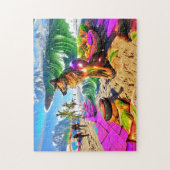 German Shepherd Dog Jigzaag Puzzle Legpuzzel (Verticaal)