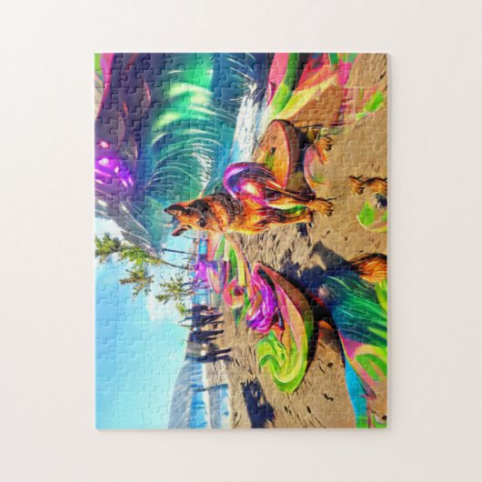 German Shepherd Dog Jigzaag Puzzle Legpuzzel (Verticaal)