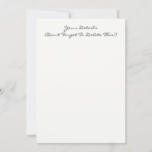 GERMAN SHEPHERD DOG KAART (Achterkant)