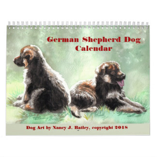 German Shepherd Dog Kalendar Kalender