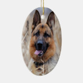 German Shepherd Dog Keramisch Ornament (Rechts)