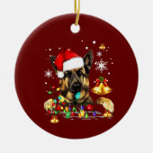 German Shepherd Dog Keramisch Ornament (Voorkant)
