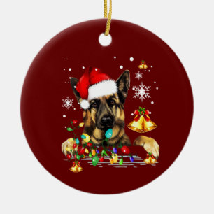 German Shepherd Dog Keramisch Ornament