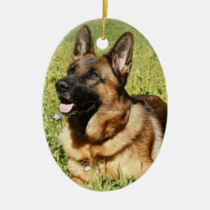 German Shepherd Dog Keramisch Ornament