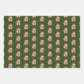 German Shepherd Dog Kerstmis Inpakpapier Vel (Voorkant 3)