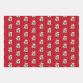 German Shepherd Dog Kerstmis Inpakpapier Vel (Voorkant 2)