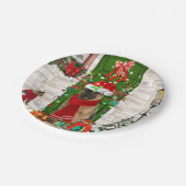 German Shepherd Dog Kerstmis Papieren Bordje (Gekanteld)