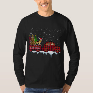 German Shepherd Dog Kerstrode poppenwagens T-shirt