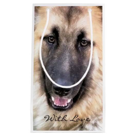 GERMAN SHEPHERD DOG KLEIN CADEAUZAKJE (Voorkant)