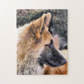 GERMAN SHEPHERD DOG LEGPUZZEL (Verticaal)