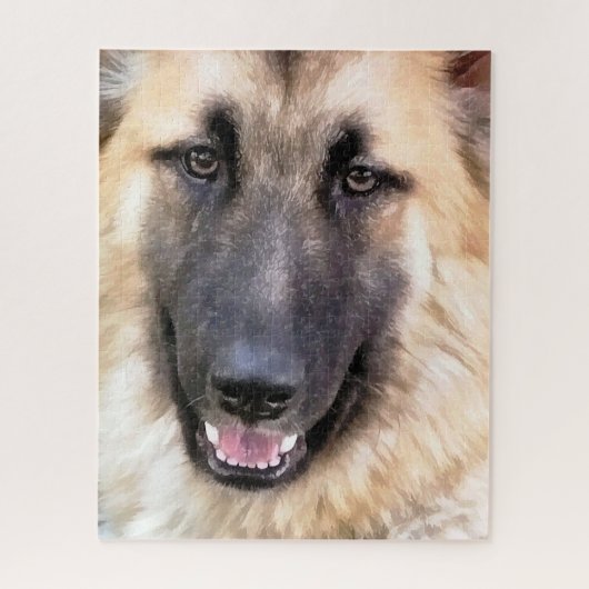 GERMAN SHEPHERD DOG LEGPUZZEL (Verticaal)
