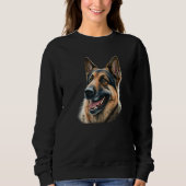 German shepherd Dog Lover Pet Premium Trui (Voorkant)
