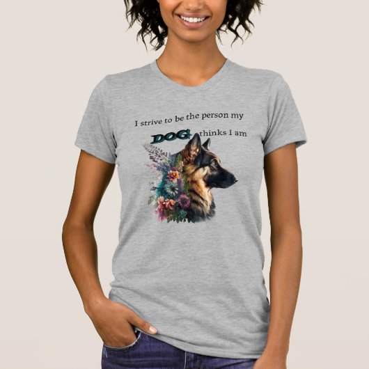German Shepherd Dog-Lover T-Shirt (Voorkant)