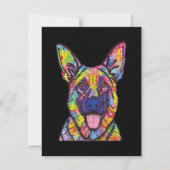 German Shepherd Dog Lovers Bedankkaart (Voorkant)