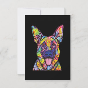 German Shepherd Dog Lovers Bedankkaart