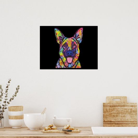 German Shepherd Dog Lovers Poster (Keuken)