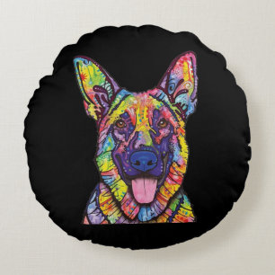 German Shepherd Dog Lovers Rond Kussen