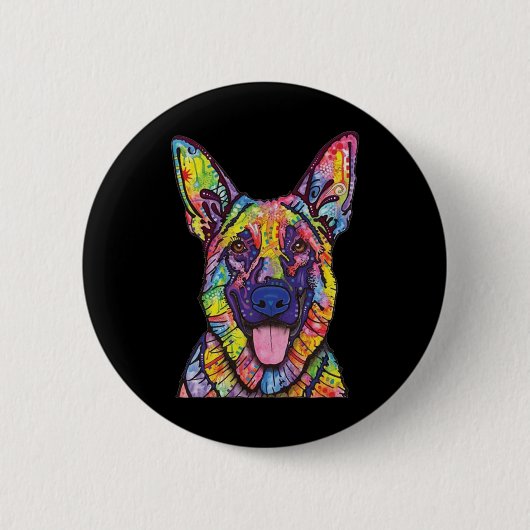 German Shepherd Dog Lovers Ronde Button 5,7 Cm (Voorkant)