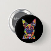 German Shepherd Dog Lovers Ronde Button 5,7 Cm (Voorkant /achterkant)