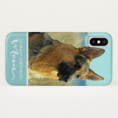 German Shepherd Dog Mam Voeg je hond foto toe Case-Mate iPhone Case (Achterkant (horizontaal))